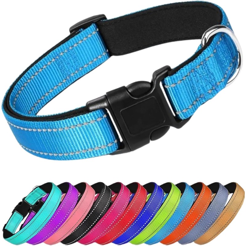 Collar Reflejante para Perro y Gato, Diseño Cómodo, Resistente. Ideal