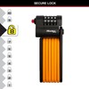 Master Lock 8336EURDPRO Combination Folding Bike Lock with Hardened Steel
