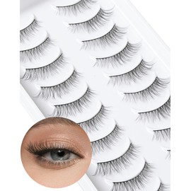 Short Eyelashes Natural Look Natural Lashes Small Lashes Short Lashes False Lashes for Beginners 11mm Fake Eyelashes 10 Pairs Yellow Daisy