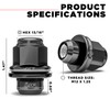White Knight M12x1.25 Lug Nuts for Select Nissan and Infiniti,