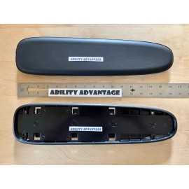 Permobil NEW: Permobil 16” 3G ARMPAD BODY & PAD INSERT leatherette armrest, ASSEMBLED.