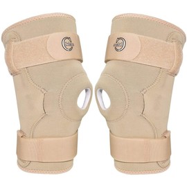 SOLACE CARE Stabilizing Hinged Knee Patella Support Brace 2PCS(Pair) | Support for Exercise, Meniscus Tear | Suitable for Workout Daily Activities | Neoprene Brace Ligament Sprain (X-Large)