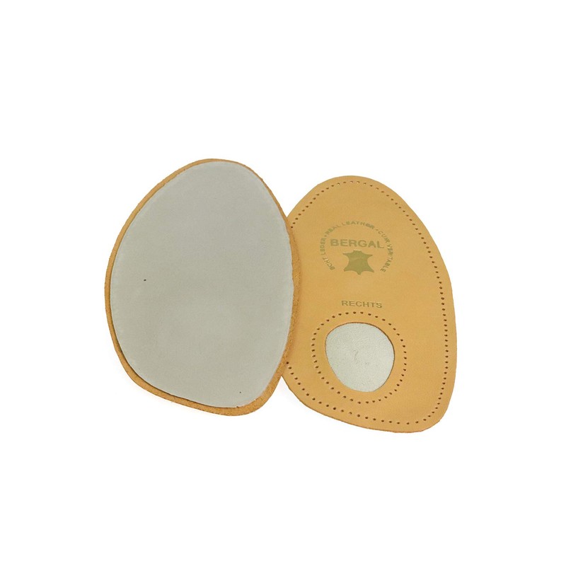 Leder Halbsohlen mit Pelotte Größe Halbsohle von Bergal 35/36