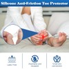 20 Pcs Protector para Dedos de Los Pies, Protector de