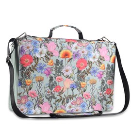 Shulaner 500 Slots Colored Pencil Case Organizer with Zipper Large Capacity Flower Pen Holder Bag for Painter or Artist (Green, Small Slots)