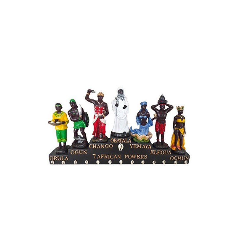 7 African Powers Statue 13 Inch Seven African Powers Estatua