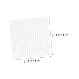 Gadpiparty 20pcs Cross Stitch Mesh Canvas Sheets for Embroidery DIY Projects Sturdy Plastic Material Suitable for Crafting and Sewing