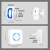 Wireless home security alarm system with motion sensor alarm detector,
