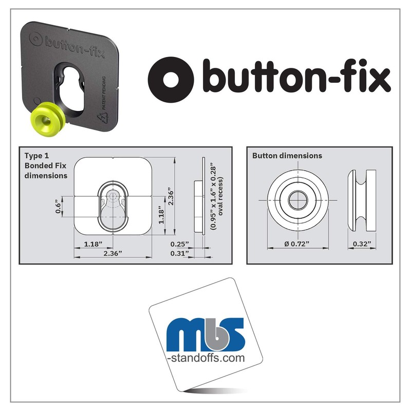 Button Fix Type 1 Bonded Bracket Marker Guide Kit Connecting