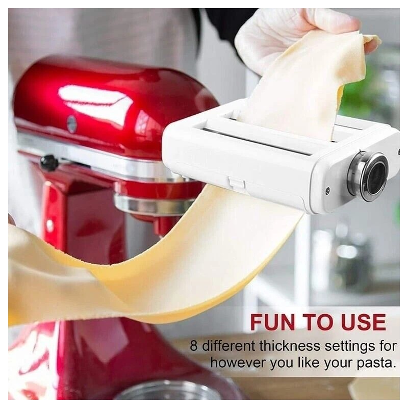 KENOME Pasta Maker Attachment for KitchenAid Stand Mixers 3 in