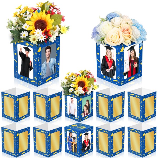 Weekgrat 6 Pcs 2025 Graduation Centerpieces for Tables Graduation Centerpieces