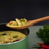 FAAY 13.5" Teak Cooking Spoon, Wooden Spoon, Mixing Spoon Handcraft