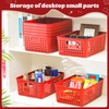 Lineshading 12 Pack Plastic Storage Baskets for Organizing - 13