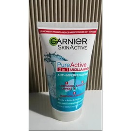 Gel Limpiador Facial 3 En 1 Garnier Pure Active - 150ml                                                                                               
