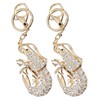 [CALLARON] 2pcs Rhinestone Shrimp Keychain Inlay Keychain Cambal Keychain Shrimp