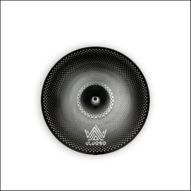 ULUOBO cymbal for Practice (Black, 14 inch)