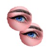 Eye Pattern Car Stickers, Waterproof Vinyl Decals for Bumper and