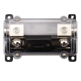 Bumbesti 0/2/4 Gauge AWG in-Line ANL Fuse Holder Fuse Block with 150A Inline ANL Fuse Compatible with Car Audio Amplifier (No Wire Terminals Needed)
