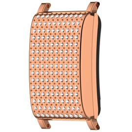 Watch Case Bling Screen Protector Compatible with Whoop Peak Life MG 5.0 Fitness Tracker 1Pack (Rose Gold)