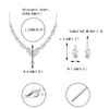 EVER FAITH Wedding Jewelry Sets for Bride, Austrian Crystal Gorgeous