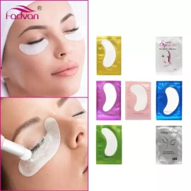Product Details Reference 50/100 쌍 확장 젤 용 아이 패치 린트 프리 페이퍼 언더 메이크업 속눈썹 패드 팁 스티커 50/100 Pairs Extension Gel Eye Patch Lint-Free Paper Under Makeup Eyelash Pad Tip Sticker [Fox-50]