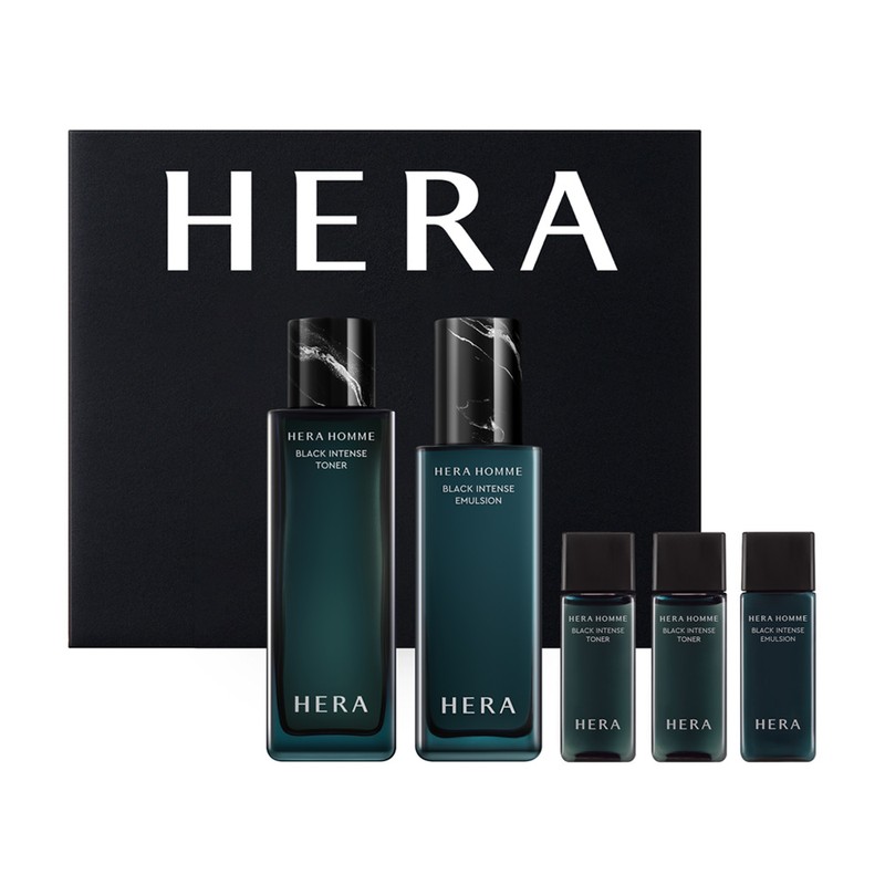Hera NEW Homme Black Intense 2-piece set (toner 125ml +