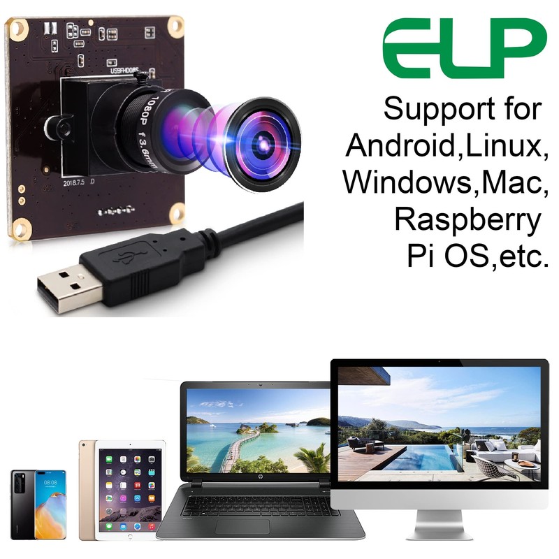 High Frame Wide Angle USB Camera Module for Laptop 1080P