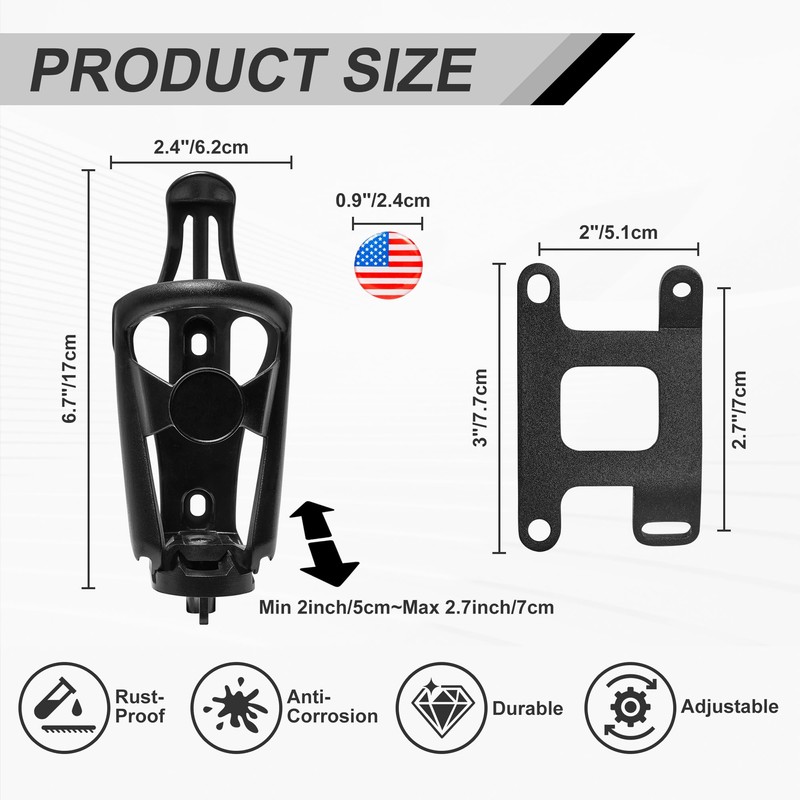 Motorcycle Handlebar Drink Holder for the Can-Am Ryker 600/900/ Rally