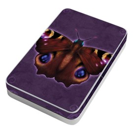 MightySkins Skin Compatible with Lifeprint 3x4.5 Hyperphoto Printer - Peacock Butterfly | Protective, Durable, and Unique Vinyl wrap Cover | Easy to Apply, Remove, and Change Styles | Made in The USA