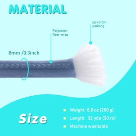 Chunky Yarn for Hand Knitting,Soft Bulky Yarn for Crocheting,Thick Big Twist Tubular Yarn for Making Blanket,Bags,Baskets,Pillows,Pet Nests 0.55lb/250g (Matcha Green)