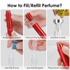 Saiveina 8ml Travel Perfume Atomizer Bottles Refillable, Mini Fragrance Bottles