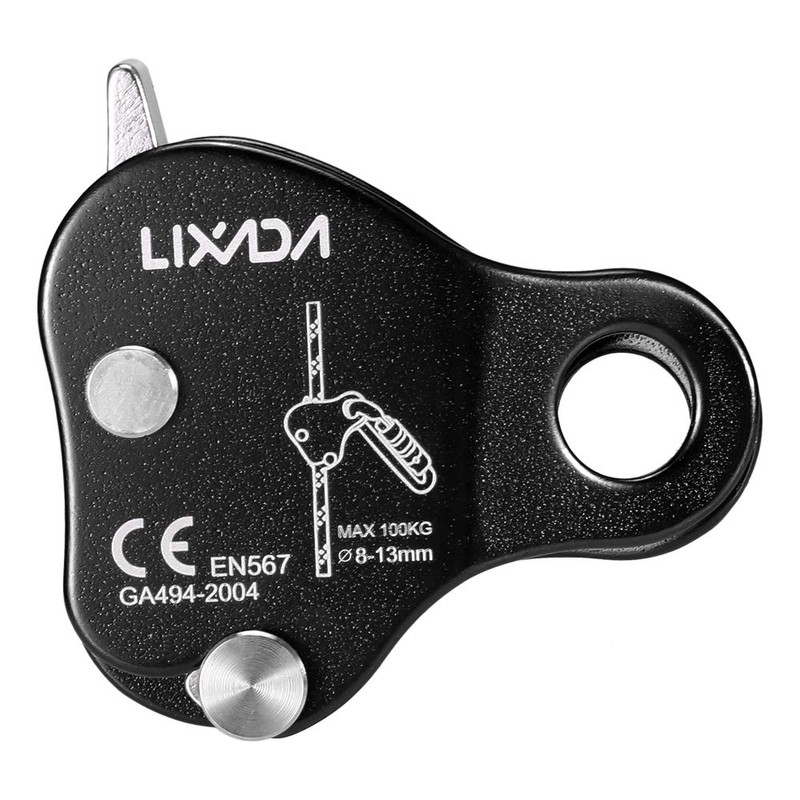 Lixada Rock Climbing Ascender Ultralight Fall Arrest Protection Belay Device