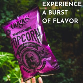 Oogie's Gourmet Popcorn | 12 Pack | Original Kettlecorn Flavor | Gluten Free Popcorn Snacks | 4.25 Ounce Big Bag