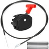 ZAMDOE Universal 56" Lawn Mower Throttle Cable Switch Assembly Control