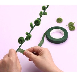 Comfysail Pipe Cleaner Flower Lavender Set,Pipe Cleaners Craft Set Chenille Stems Supplies for Lavender Bouquet DIY Crafts Party Wedding Decoration with Step-by-Step Video (Lavender)