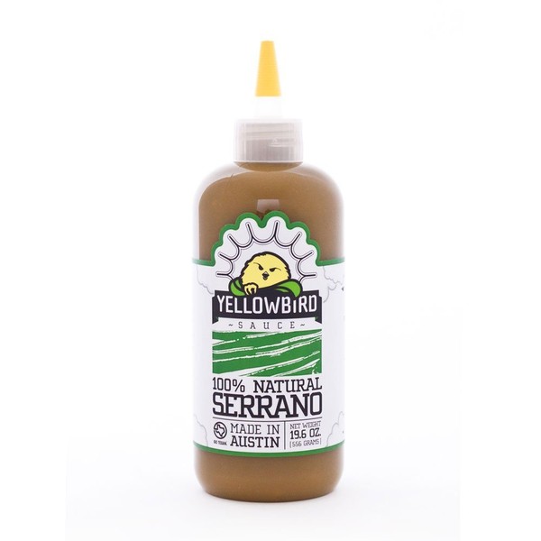 Yellowbird Serrano Hot Sauce (19.6 Oz, Case of 6)
