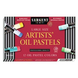 Sargent Art 22-2015 12-Count Large Oil Pastels