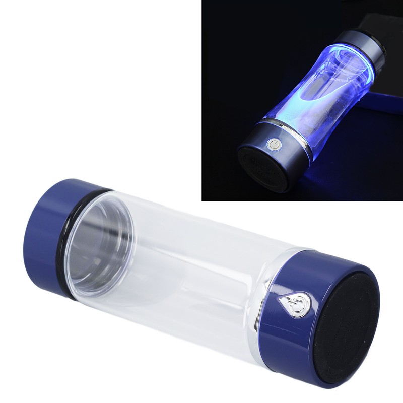 Hydrogen Water Bottle 420ml 3 Minute Rapid Electrolysis Hydrogen Rich