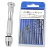 Pin Vice, Hand Drill, Craft Tool, HSS Steel, 0.03 -
