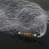 Focket Fishing Net, 4Pcs Copper Spring Net with Luminous Beads