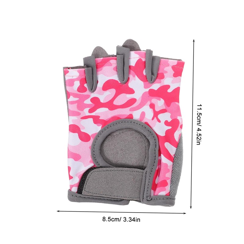 BESPORTBLE Warm Breathable Boys and Girls Gloves Half-Finger Bike Gloves