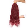 ZRQ Butterfly Locs Crochet Hair With Curly Ends 24 Inch