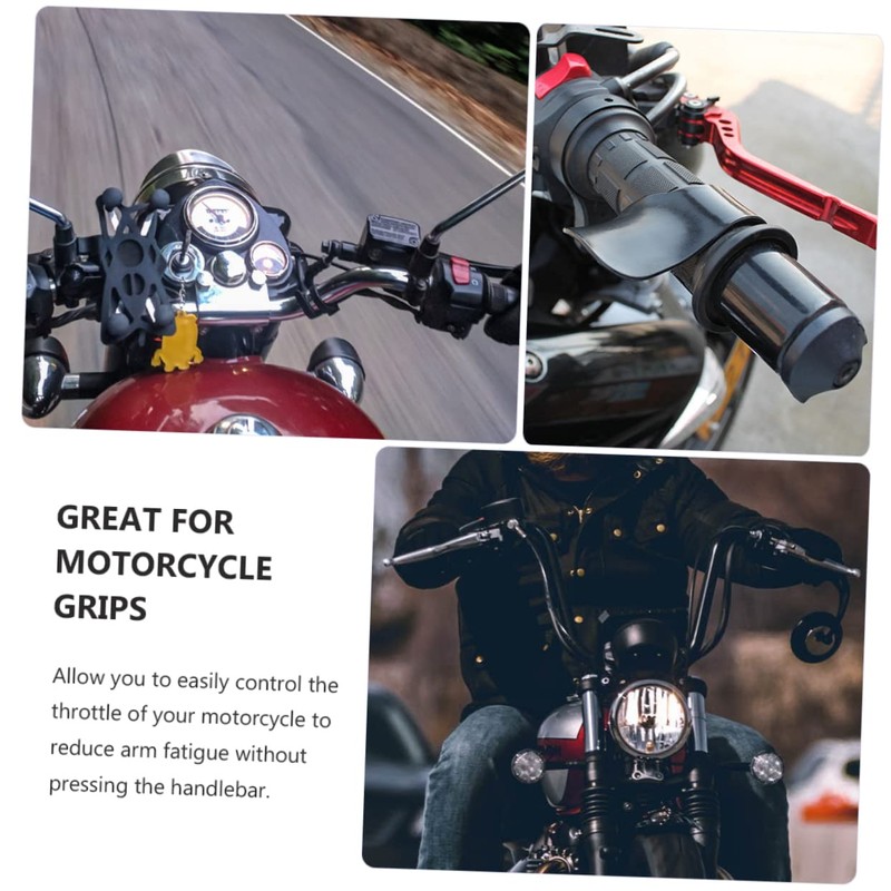 CIYODO 2pcs Throttle Assist Control Grips for Motorcycle Durable Wrist