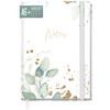 paper&you® Notebook Squared A6+ with Elastic Band [Gold Leaf] with