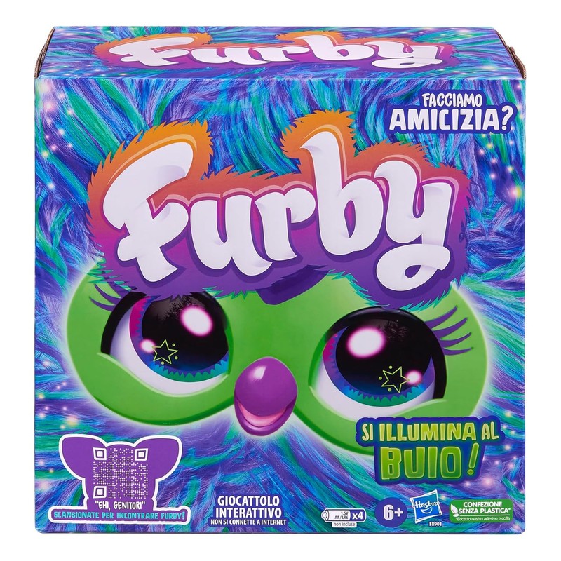 Furby Galaxy Glow in the Dark Interactive Plush Toy -