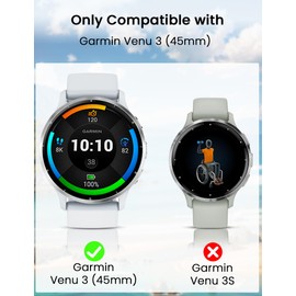 Sinoacc Displayschutz Kompatibel mit Garmin Venu 3 (6 Stück) Selbstheilende TPU Schutzfolie, Blasenfrei, HD Ultra-Dünn, Einfache Montage