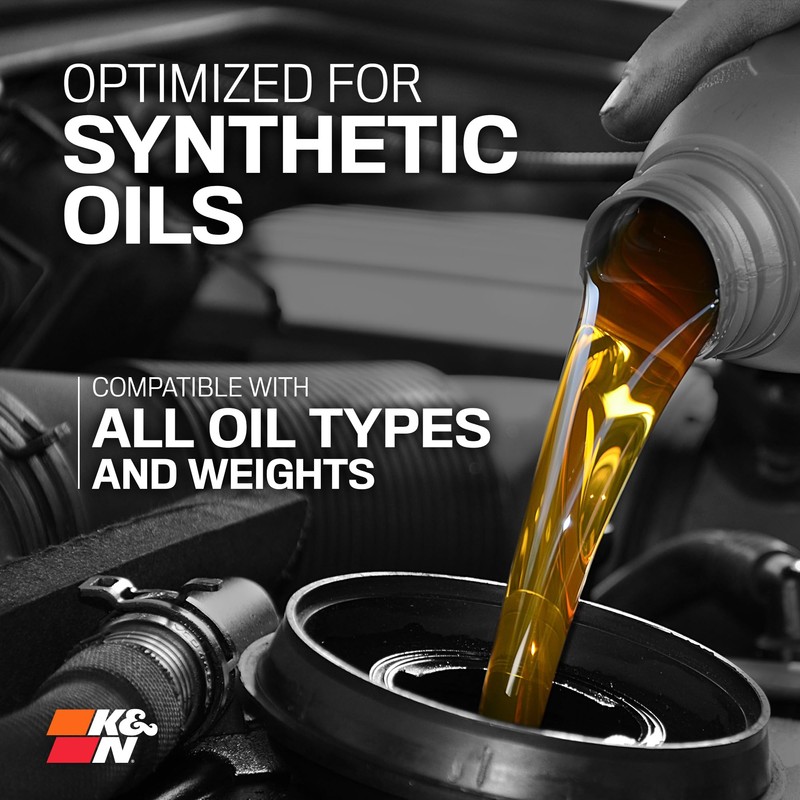 K&N Premium Oil Filter: 20,000 Mile Engine Protection, High Capacity/High