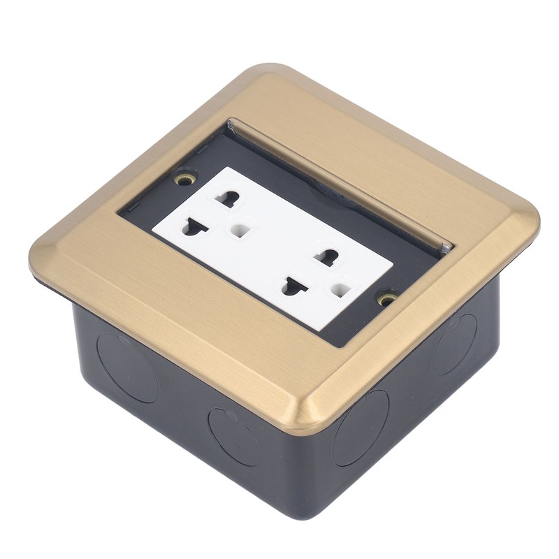 Floor Electrical Outlet Multifunctional Stainless Steel Recessed Concealed Pop Up