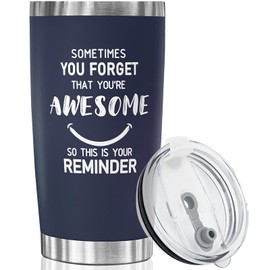 Thank You Gifts for Women - Administrative Professional Day Gifts Tumbler 20oz (Cyan)