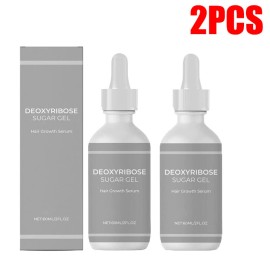 Unbranded 5PCS Deoxyribose Sugar Gel Hair Growth, Deoxyribose Serum for Hair Loss 60ml USA - 2PCS